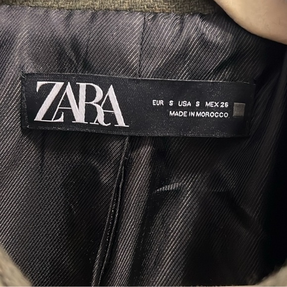 NEW No Tag ZARA DOUBLE BREASTED JACKET - Picture 6 of 7